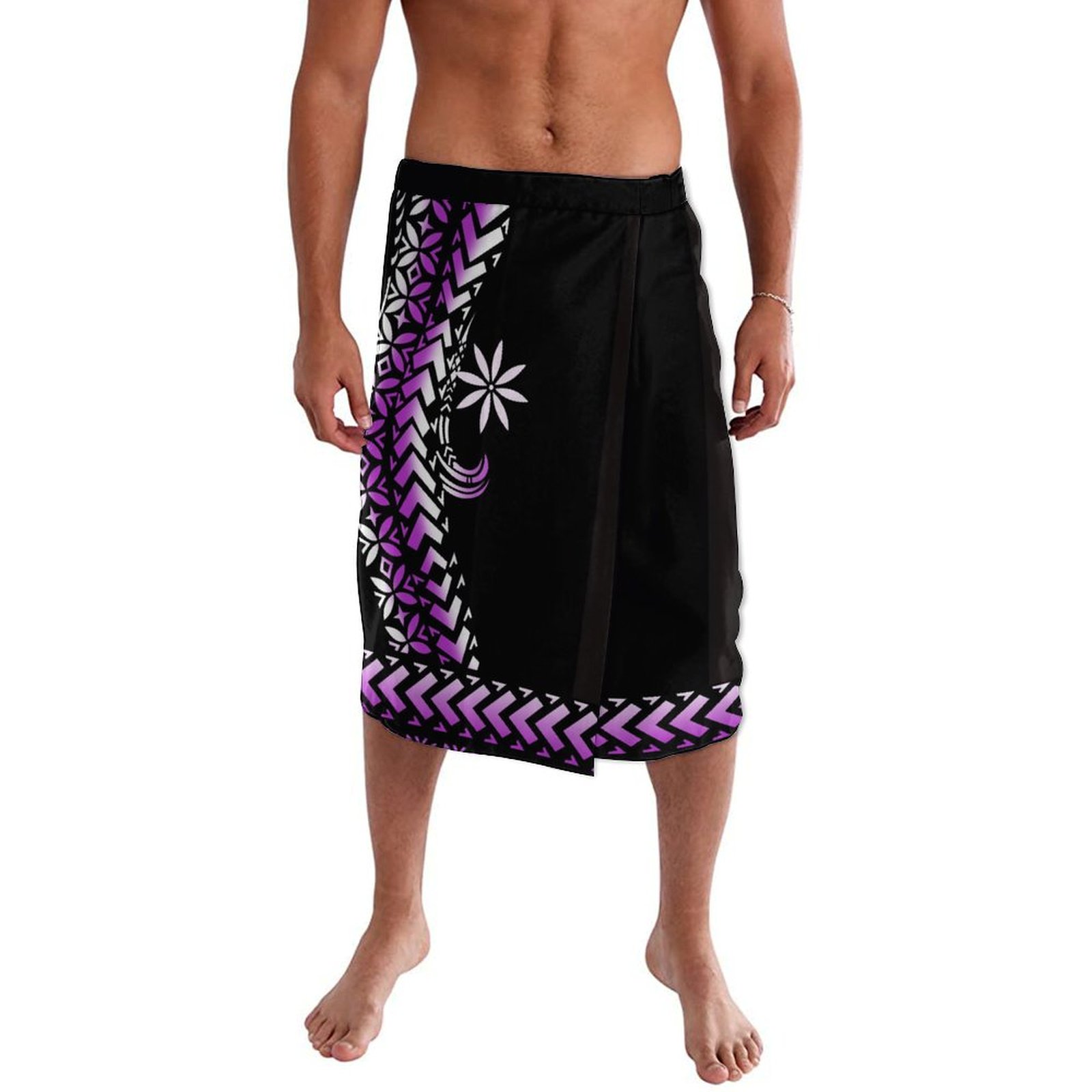 Sarong Men Wrap - مئزر رجالي غير رسمي مطبوع بتصميم