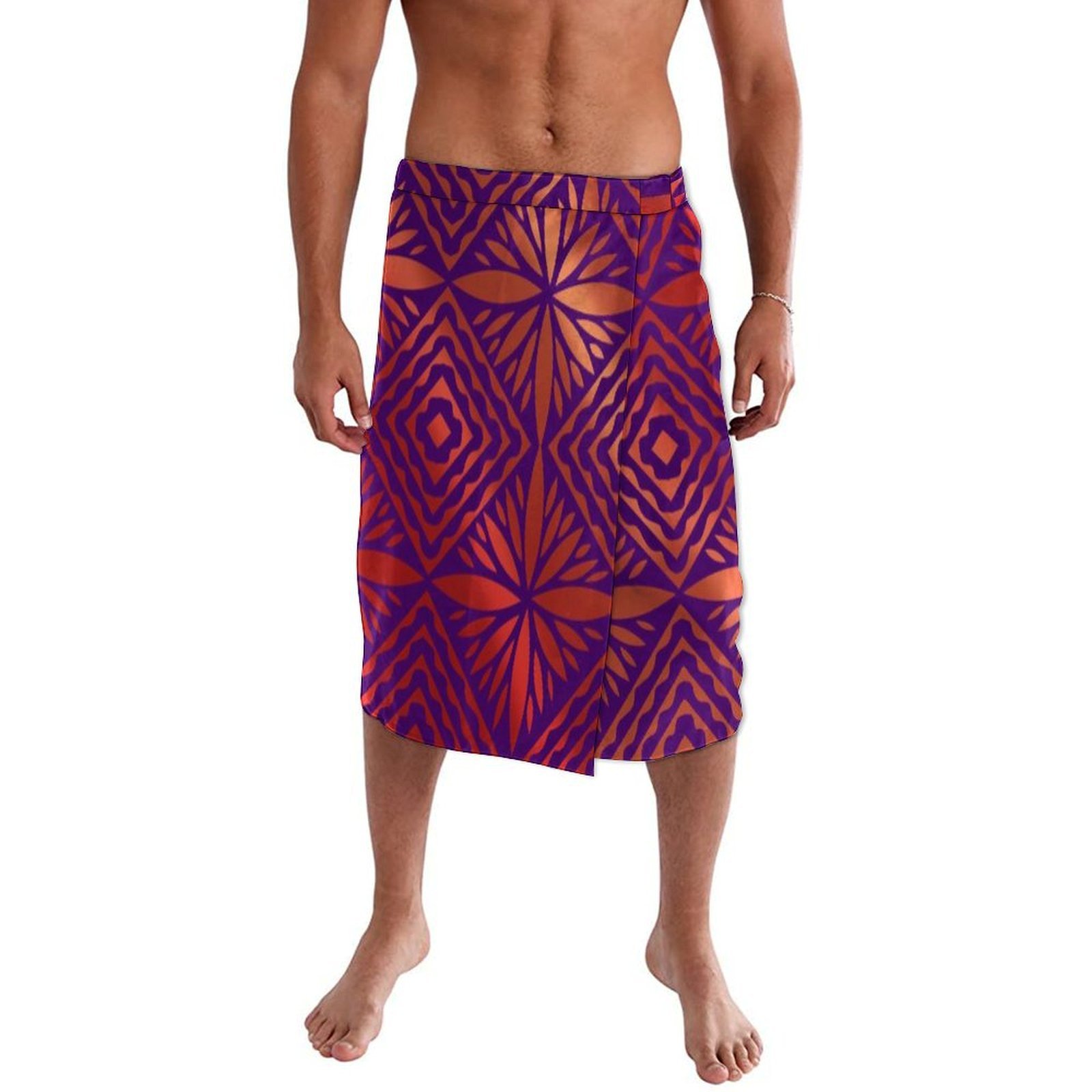 Sarong Men Wrap - تنورة شاطئية جديدة على الطراز البولينيزي