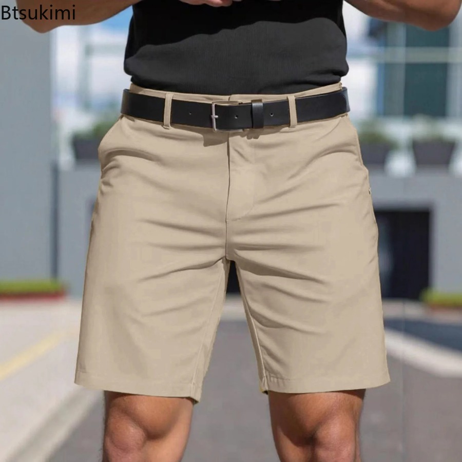 Shorts Chino Slim - شورتات رجالية صيفية جديدة بقصة ضيقة