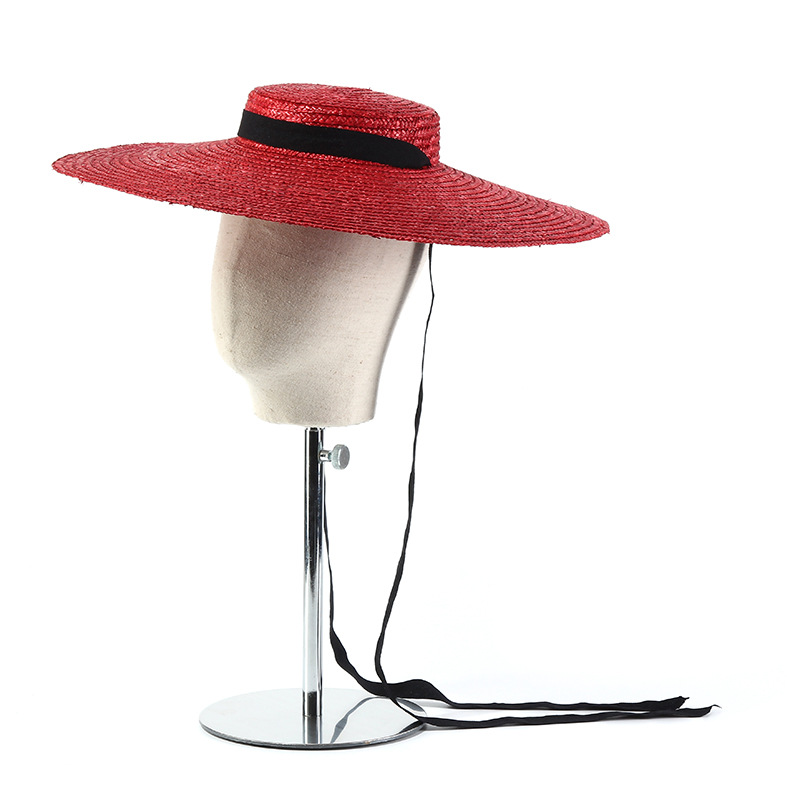 Bucket Hat Straw - 15 سنتيمتر قبعة من القش بحافة