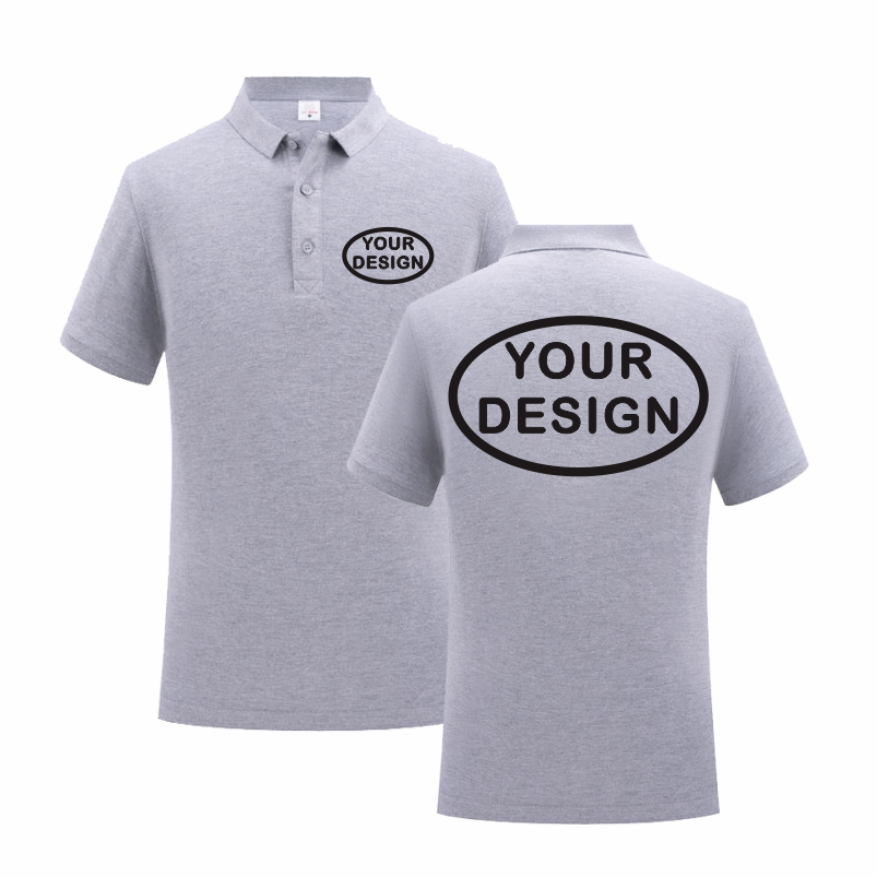 Polo Shirt Pique - الصيف القطن الخالص قميص بولو شعار