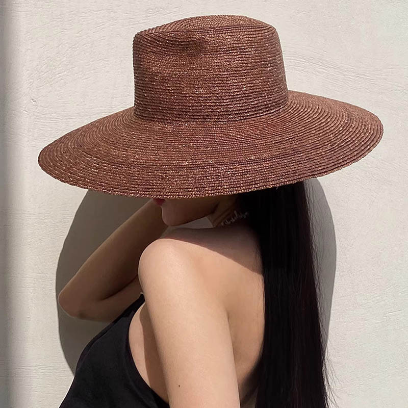 Bucket Hat Straw - كبير حافة بنما سترو قبعة للنساء