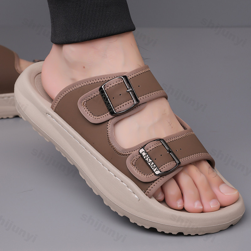 Flip Flop Leather Men - شبشب رجالي 2025 الصيف تنفس في