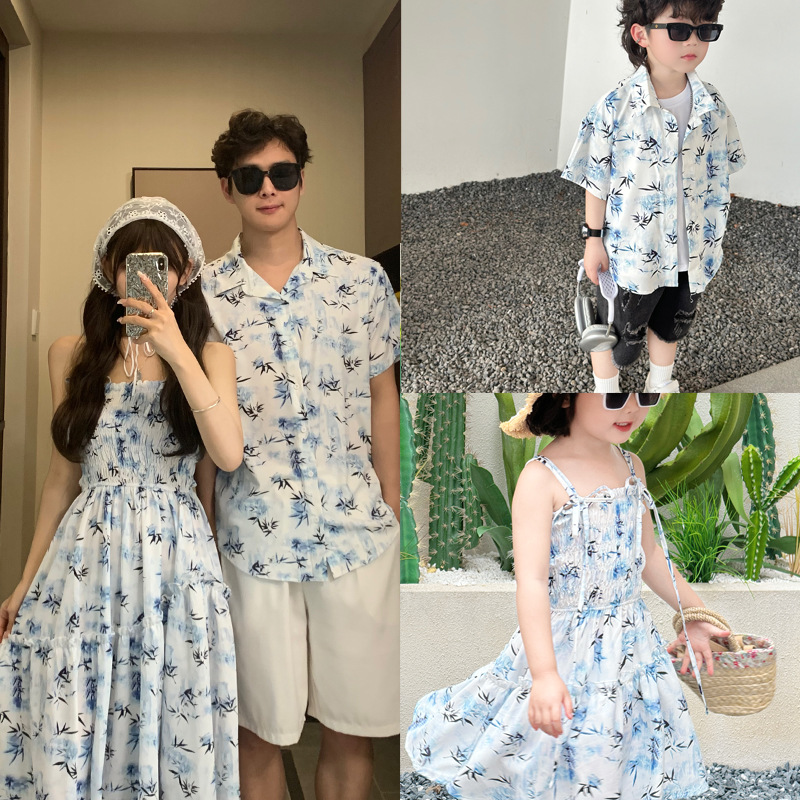 Resort Shirt Floral - ملابس عطلات عائلية متطابقة ، مظهر