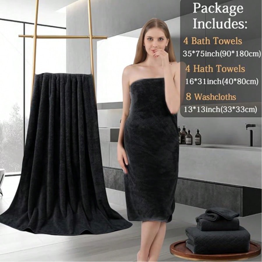 Beach Towel Large - مجموعة مناشف حمام كبيرة الحجم فاخرة