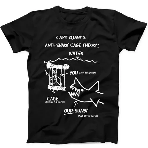 Shirt Camp Collar - تي شيرت Jaws Paws Capt Quints