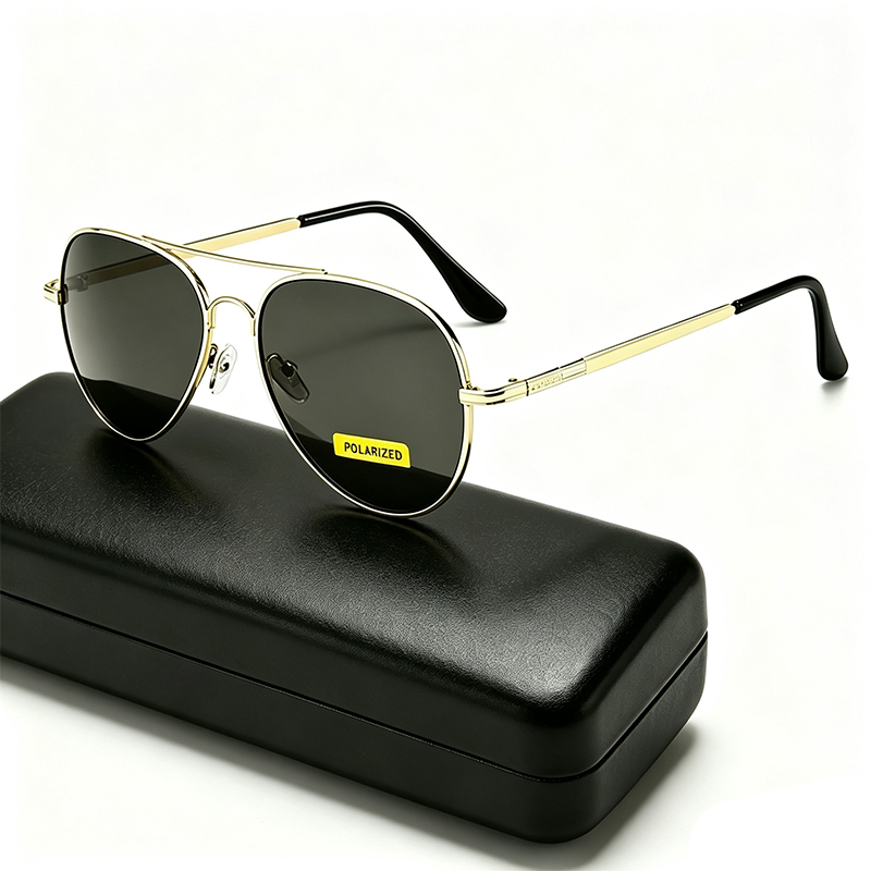 Sunglasses Aviator Polarized - نظارات شمسية كلاسيكية مستقطبة للرجال والنساء،