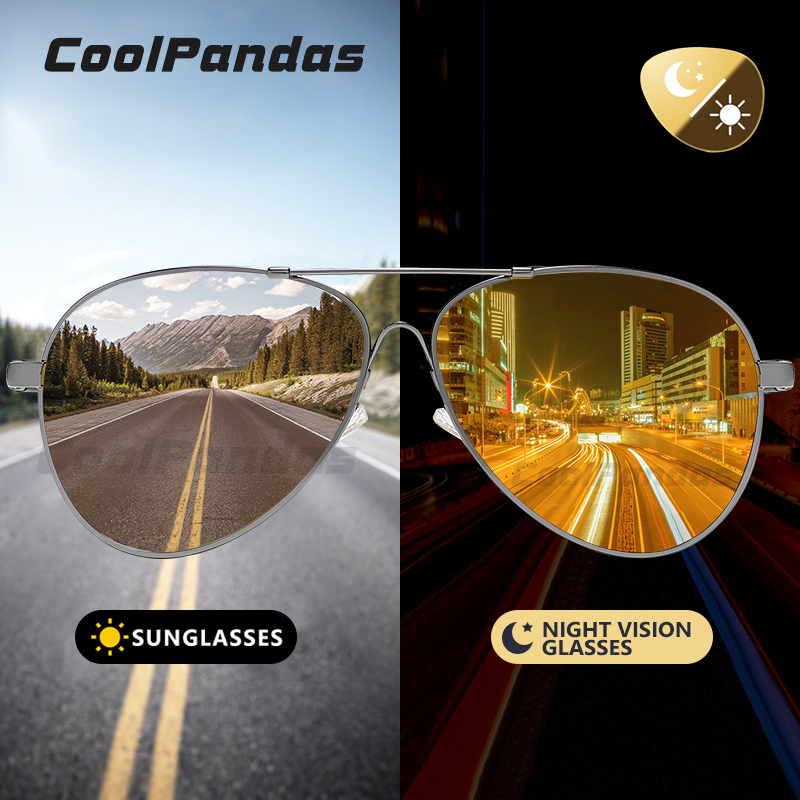 Sunglasses Aviator Polarized - CoolPandas الطيران النظارات الشمسية الرجال الاستقطاب