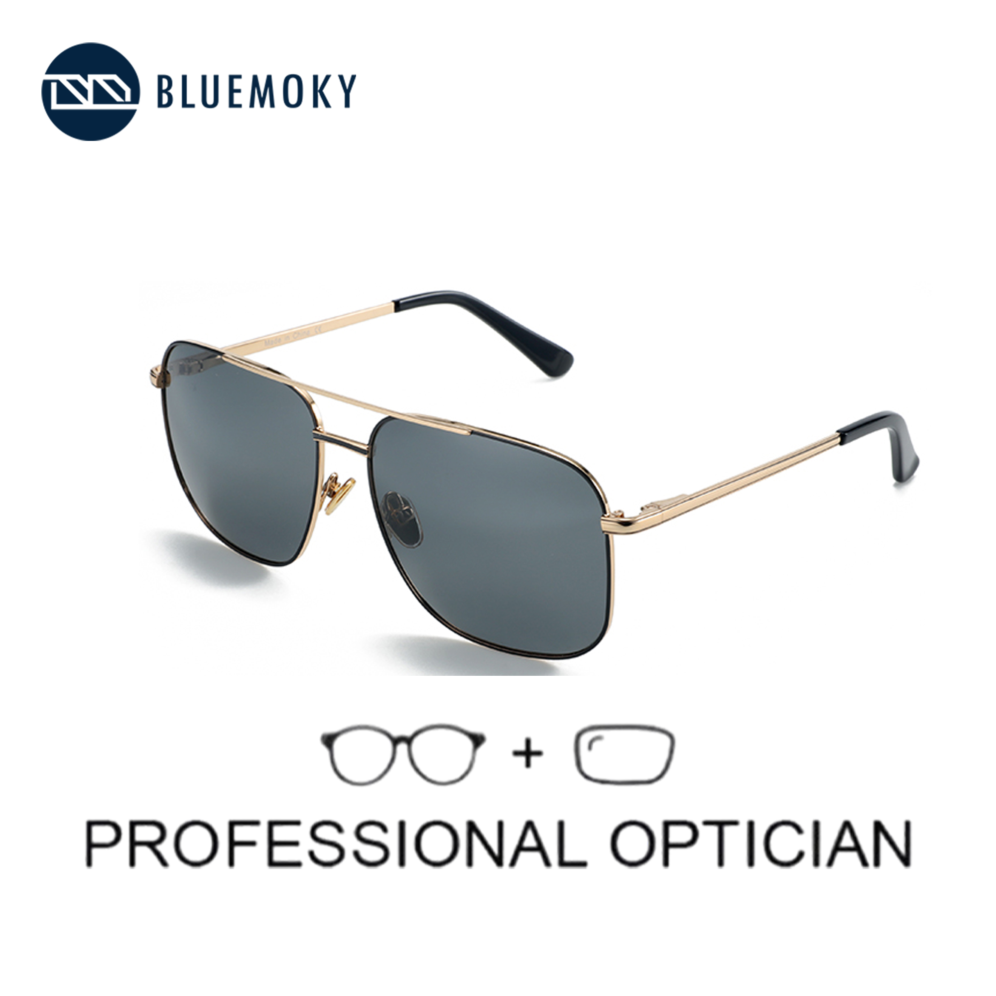 Sunglasses Aviator Polarized - نظارات شمسية مستقطبة من BLUEMOKY Aviator