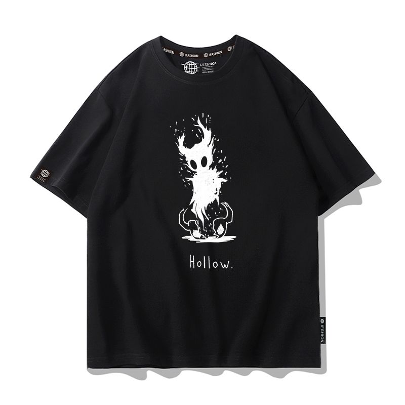 Tee Graphic Print - تي شيرت هولو نايت صيفي بأكمام