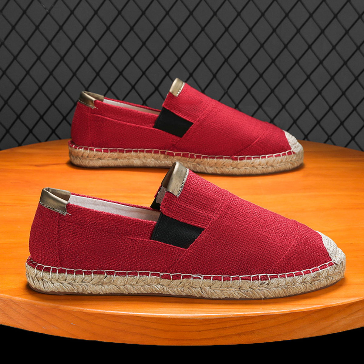 Espadrille Slip On - 2025New الرجال الكتان حذاء كاجوال النساء