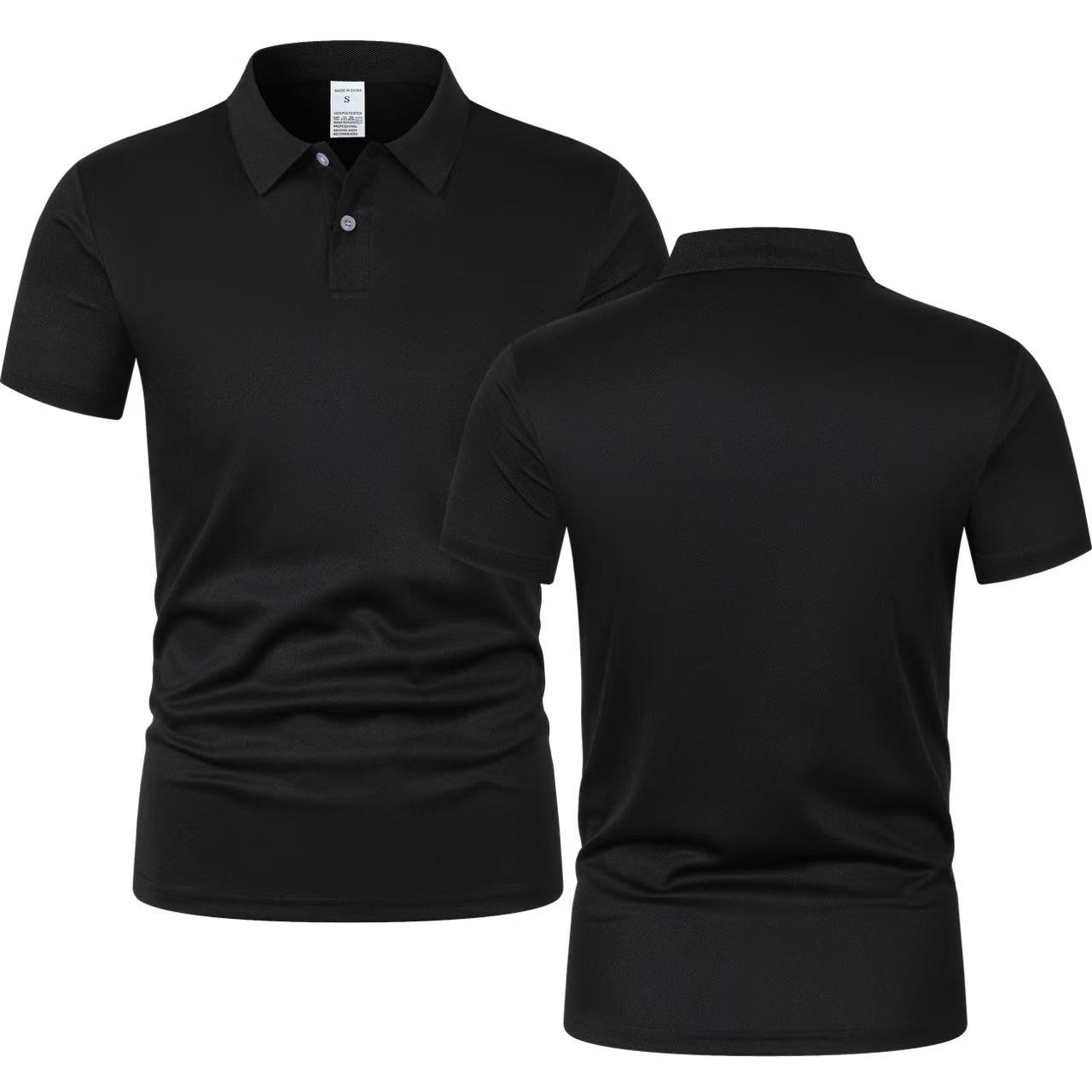 Polo Shirt Pique - 2025 جديد الصيف الرجال قصيرة الأكمام