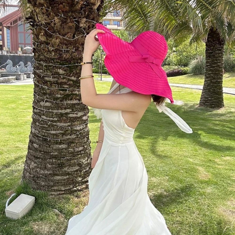 Packable Hat Nylon - قبعة واسعة الحواف قابلة للطي والتشكيل