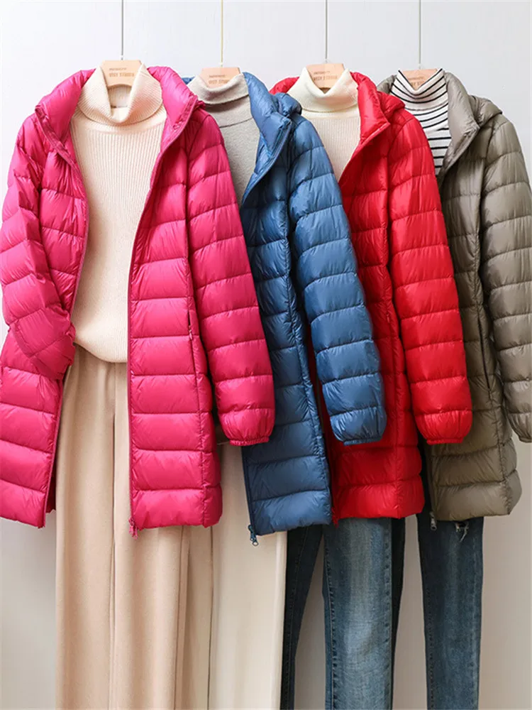 Packable Hat Nylon - ملابس نسائية للربيع والشتاء سترات طويلة