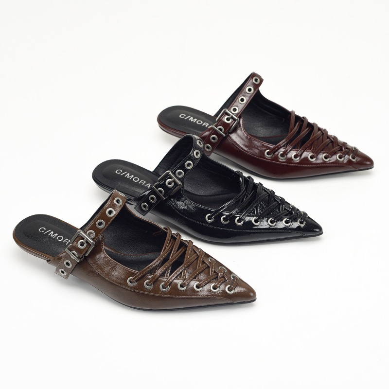 Casual Sandal Leather - صنادل نسائية جديدة بتصميم أنيق ومقدمة