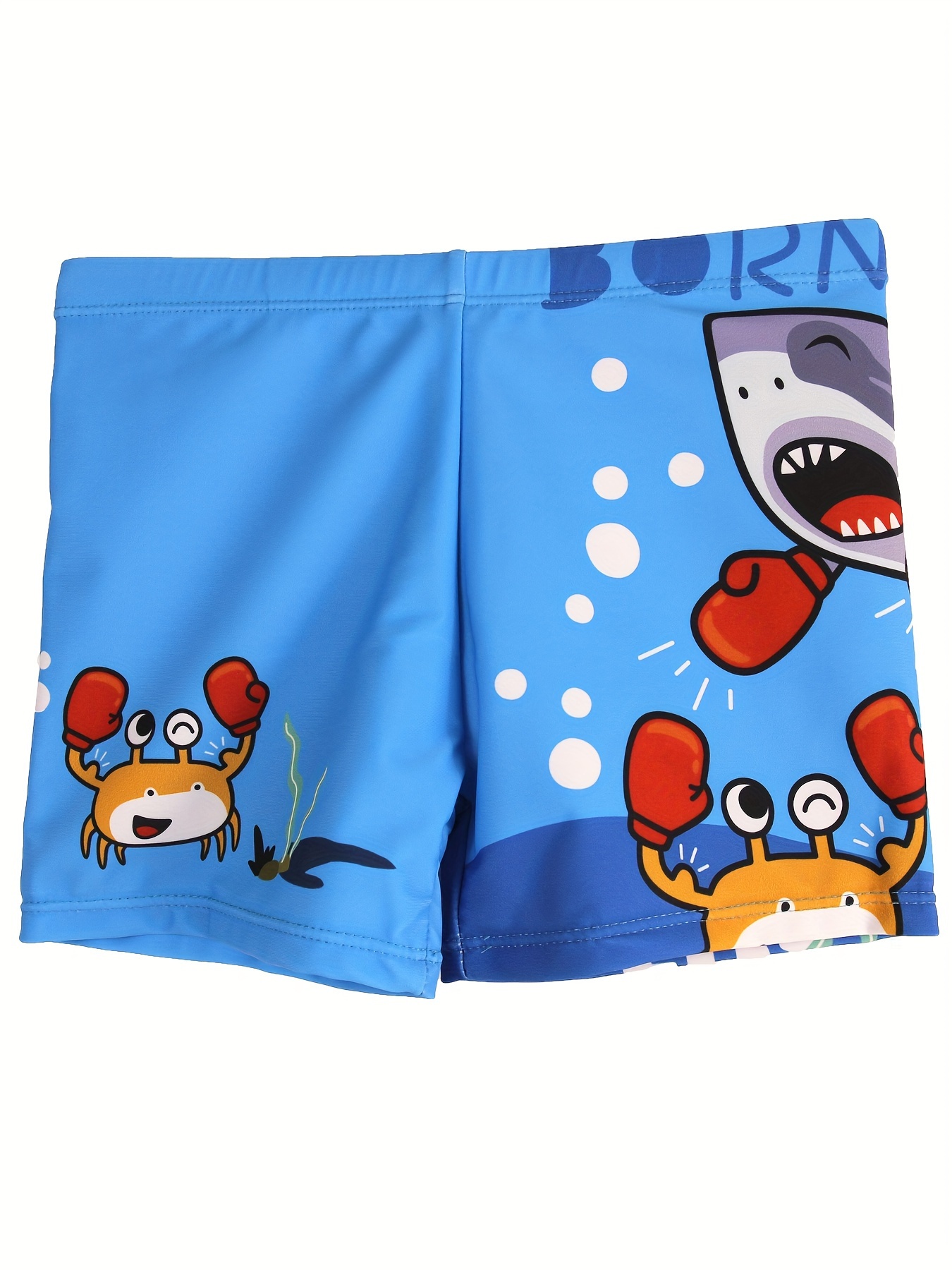 Swim Trunk Quick Dry - سروال سباحة بنمط كرتوني للملاكمة من