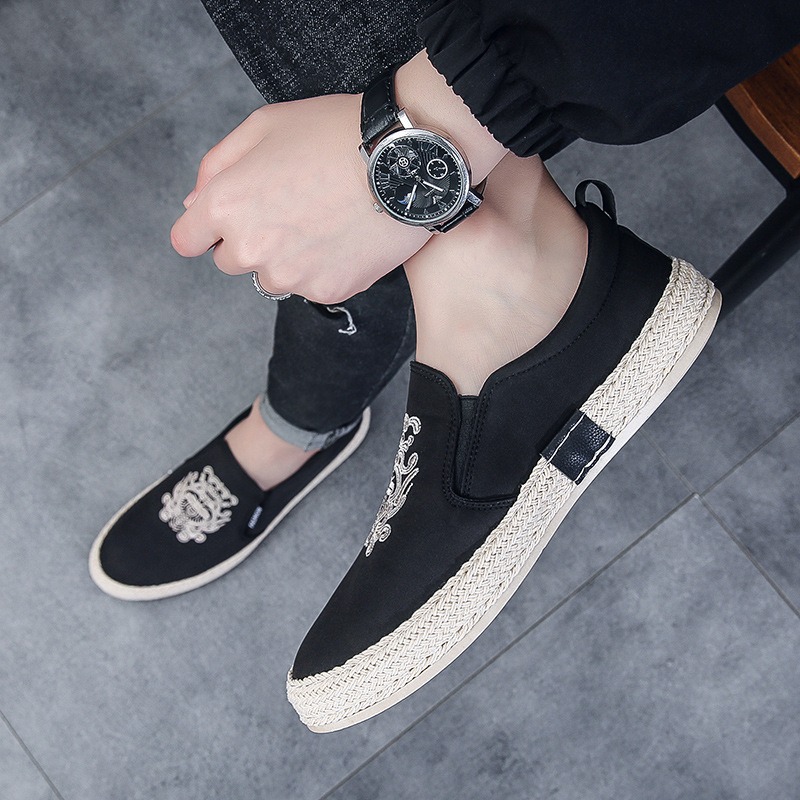 أحذية سوداء قابلة للتنفس للرجا - مراجعة Espadrille Slip On وسعره