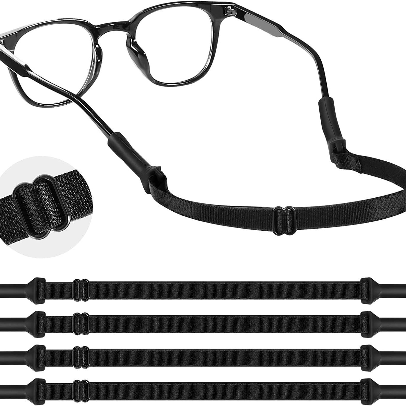 4 قطع من أربطة النظارات للبالغ - مراجعة Sunglass Retainer Cord وسعره