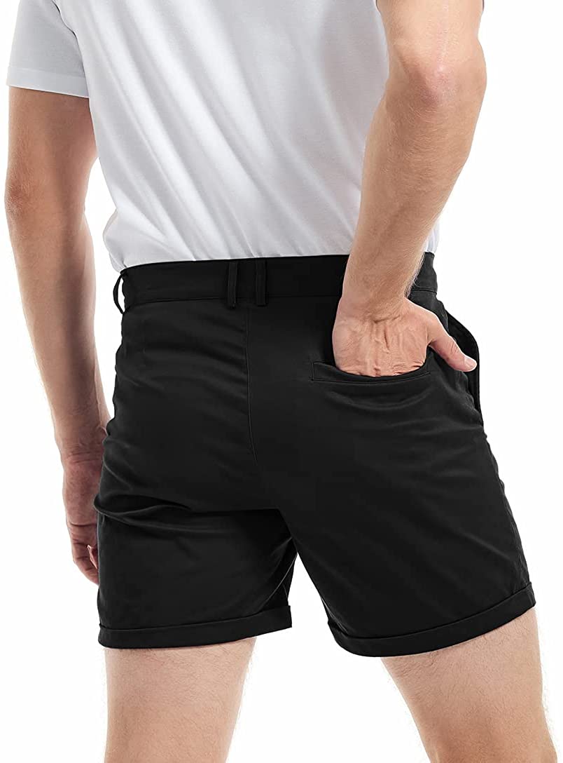 Ashock الرجال الصيف سليم صالح  - مراجعة Shorts Chino Slim وسعره