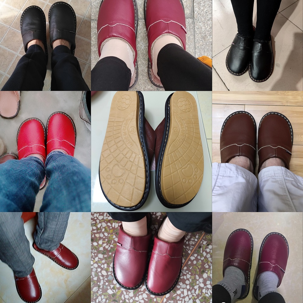 العلامة التجارية المنزل شبشب ج - مراجعة Flip Flop Leather Men وسعره