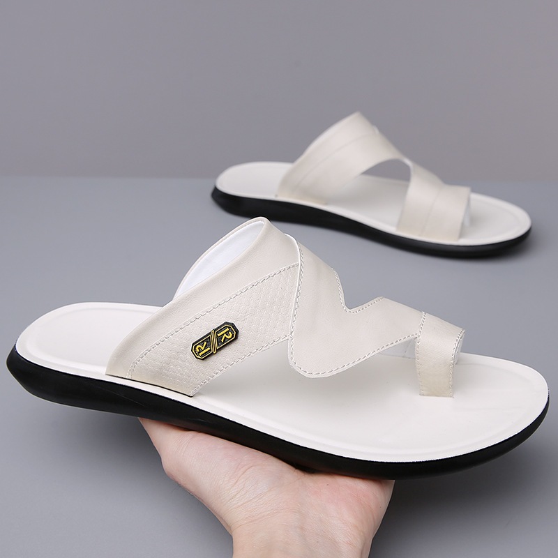 صنادل رجالية جلدية جديدة 2026  - مراجعة Flip Flop Leather Men وسعره