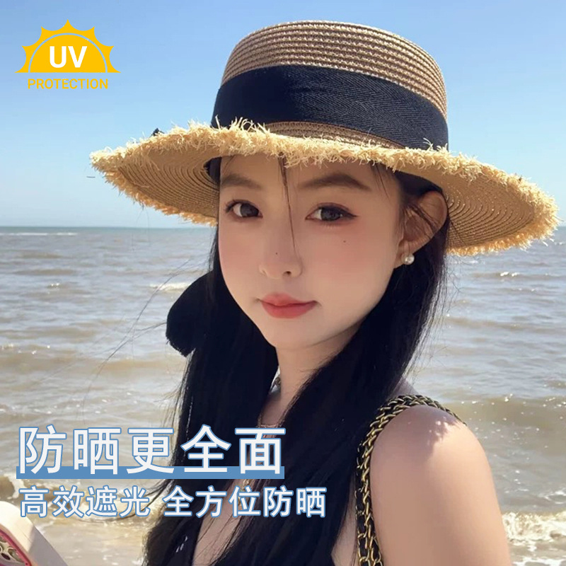 قبعة شمس نسائية من القش بفيونك - مراجعة Packable Hat Nylon وسعره