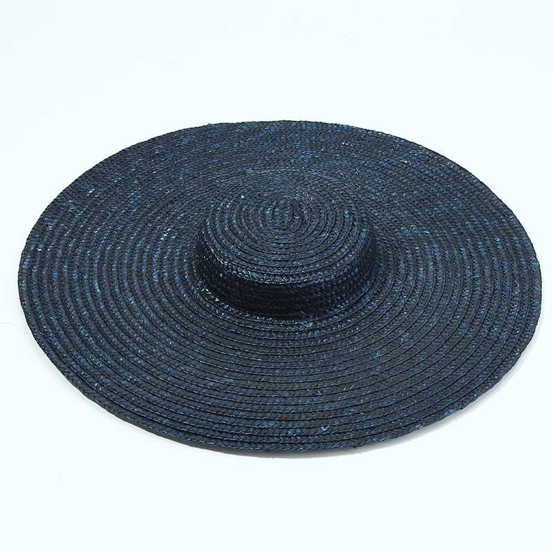 15 سنتيمتر قبعة من القش بحافة  - مراجعة Bucket Hat Straw وسعره