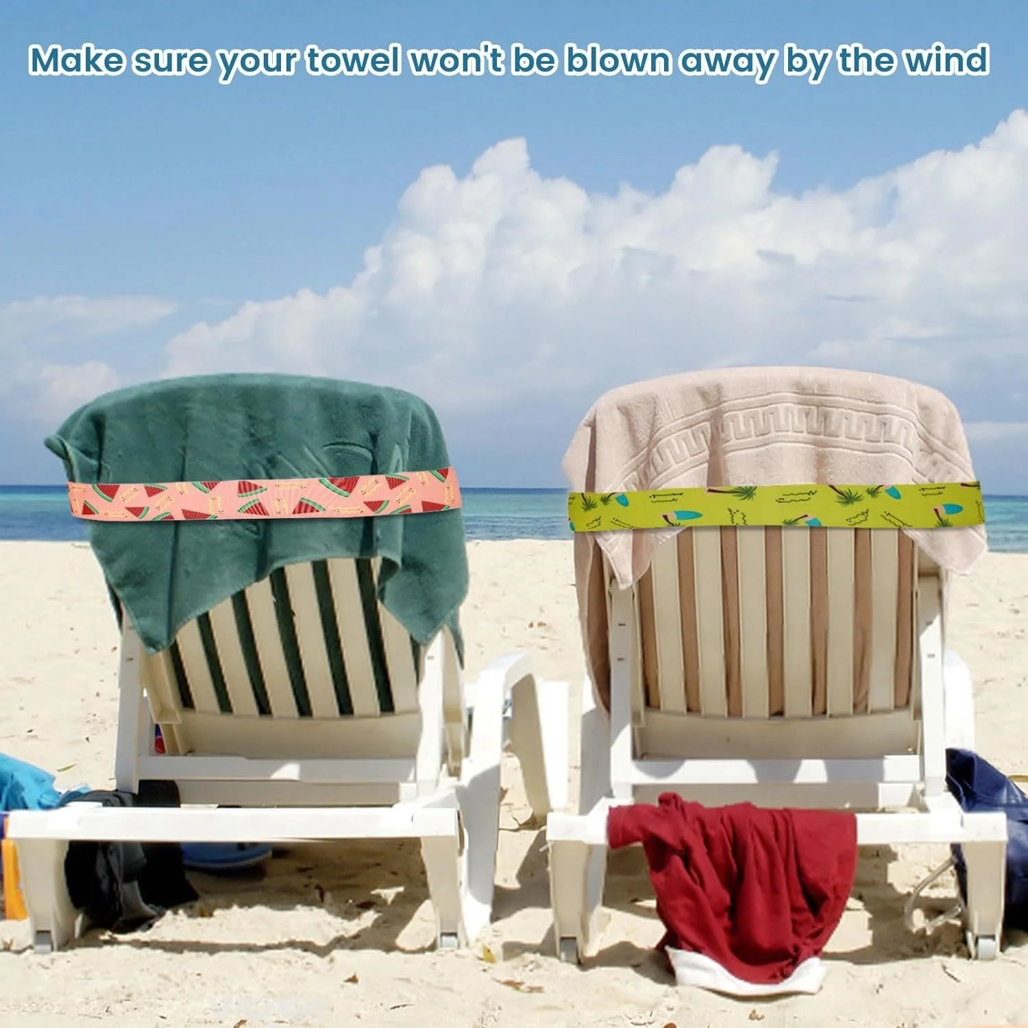 5 قطعة العصابات منشفة كبيرة لك - مراجعة Beach Towel Large وسعره