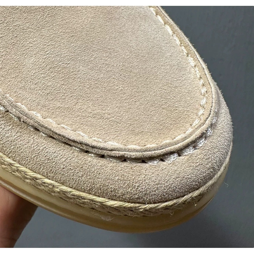 أحذية رجالية من الجلد المدبوغ  - مراجعة Espadrille Slip On وسعره
