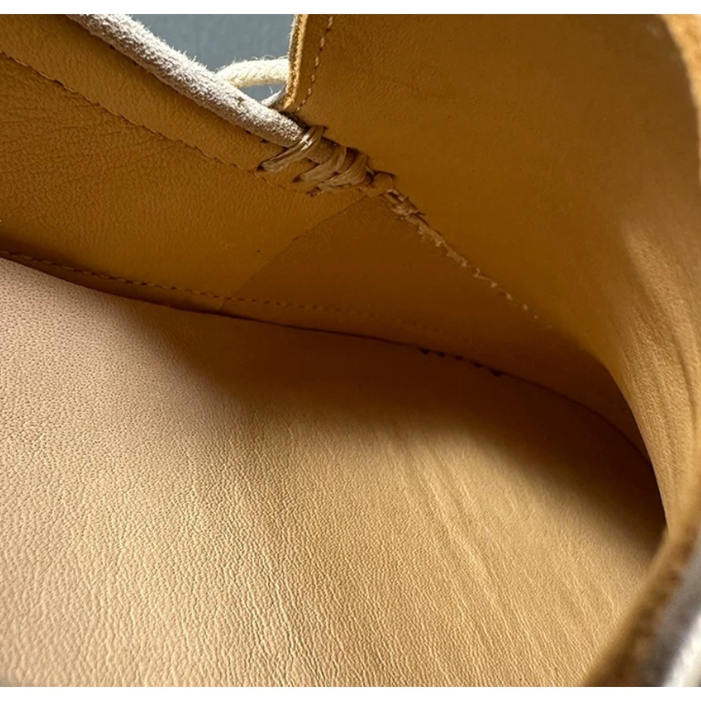 أحذية رجالية من الجلد المدبوغ  - مراجعة Espadrille Slip On وسعره