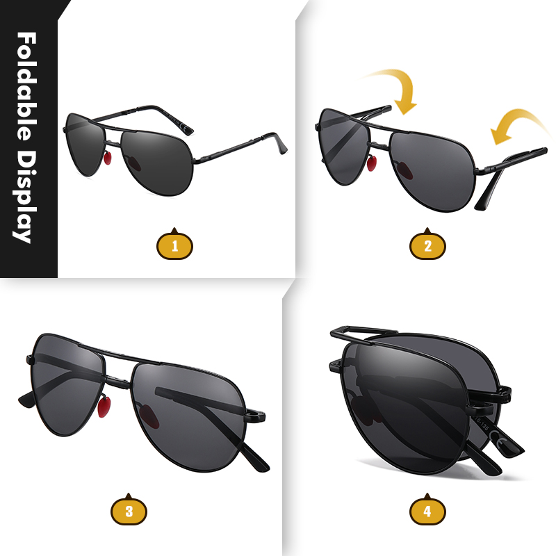 CoolPandas موضة نظارات شمسية ق - مراجعة Sunglasses Aviator Polarized وسعره