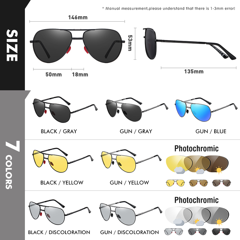 CoolPandas موضة نظارات شمسية ق - مراجعة Sunglasses Aviator Polarized وسعره