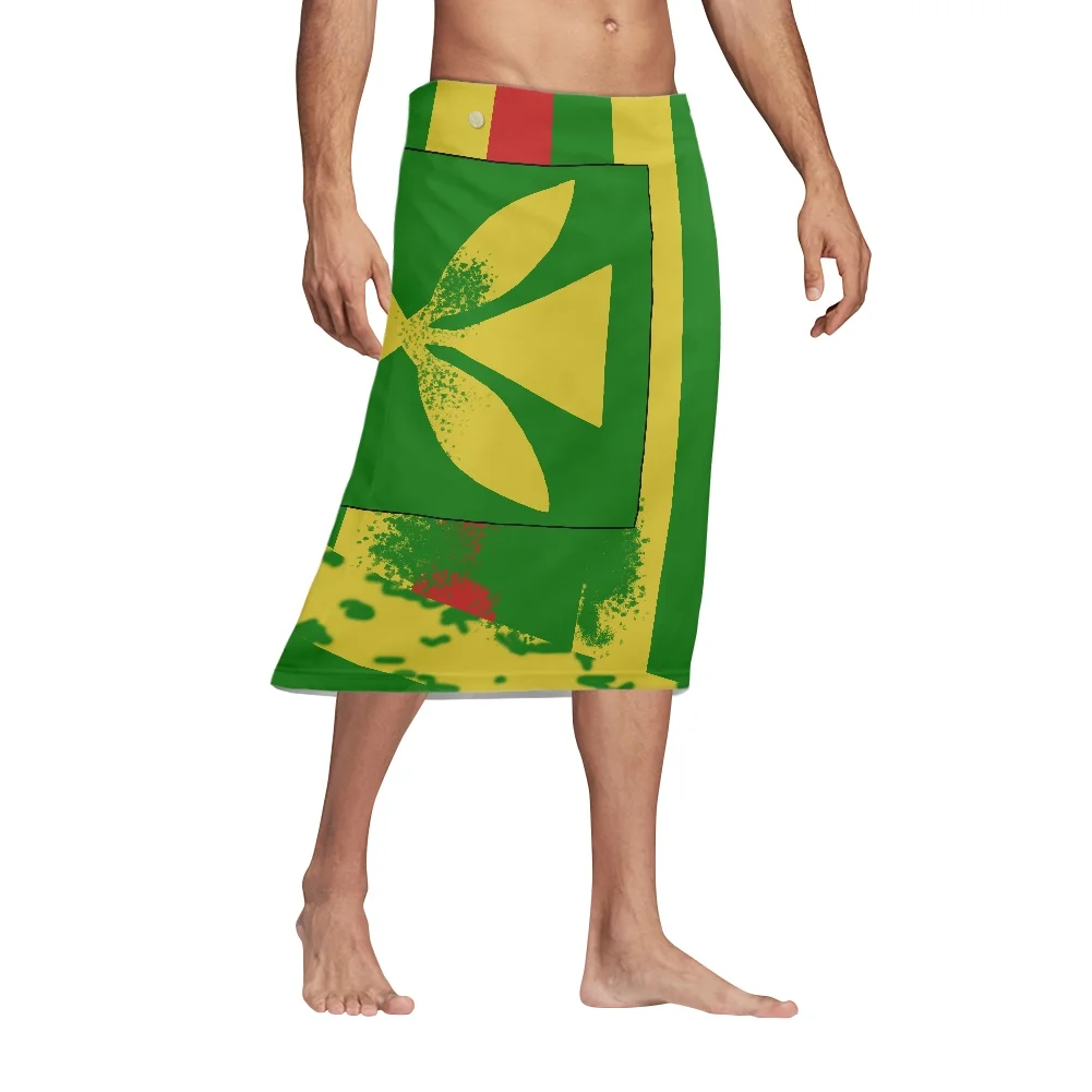 مطبوعات وشم قبلية بولينيزية ،  - مراجعة Sarong Men Wrap وسعره