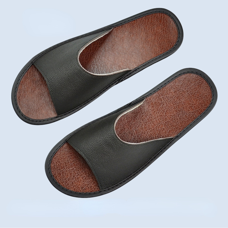 XIHAHA الصيف موضة جلد البقر حق - مراجعة Flip Flop Leather Men وسعره