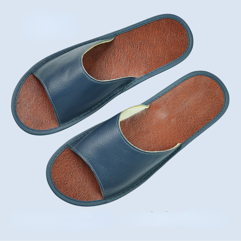 XIHAHA الصيف موضة جلد البقر حق - مراجعة Flip Flop Leather Men وسعره