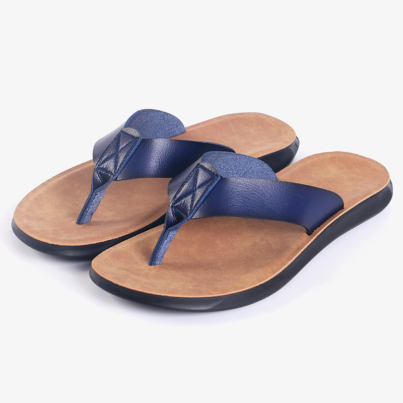 38-47 صندل إيطالي جديد من الجل - مراجعة Flip Flop Leather Men وسعره