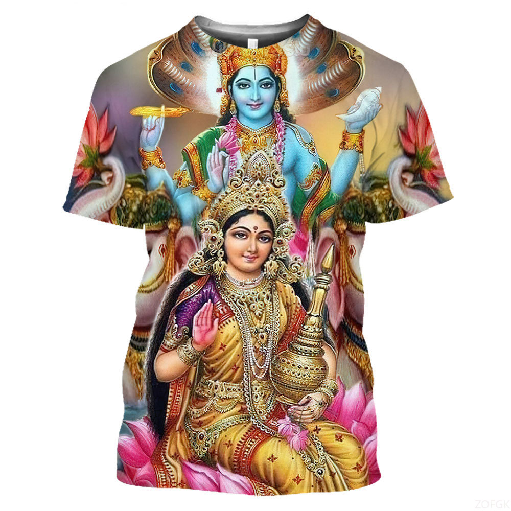 تي شيرت صيفي أنيق للآلهة الهند - مراجعة Tee Graphic Print وسعره