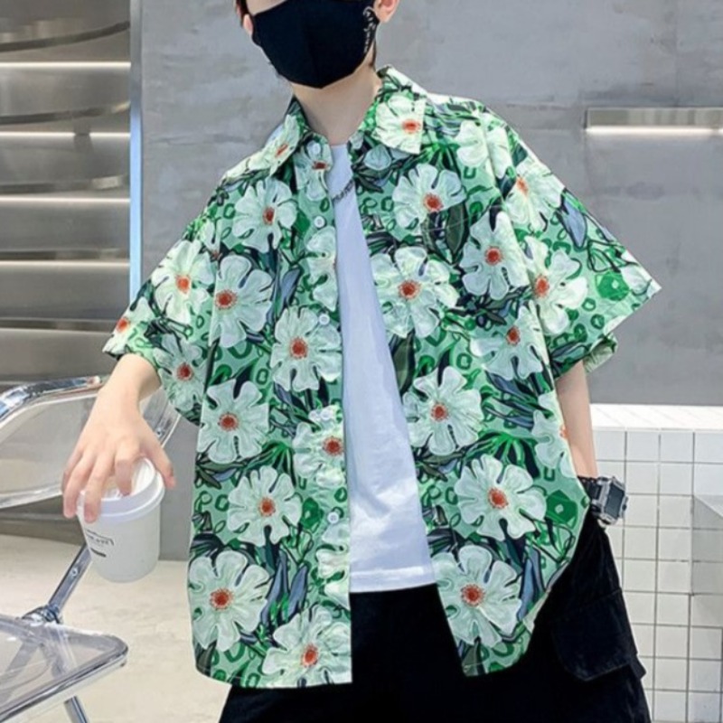 طقم قميص صيفي للأولاد بنقشة ال - مراجعة Resort Shirt Floral وسعره