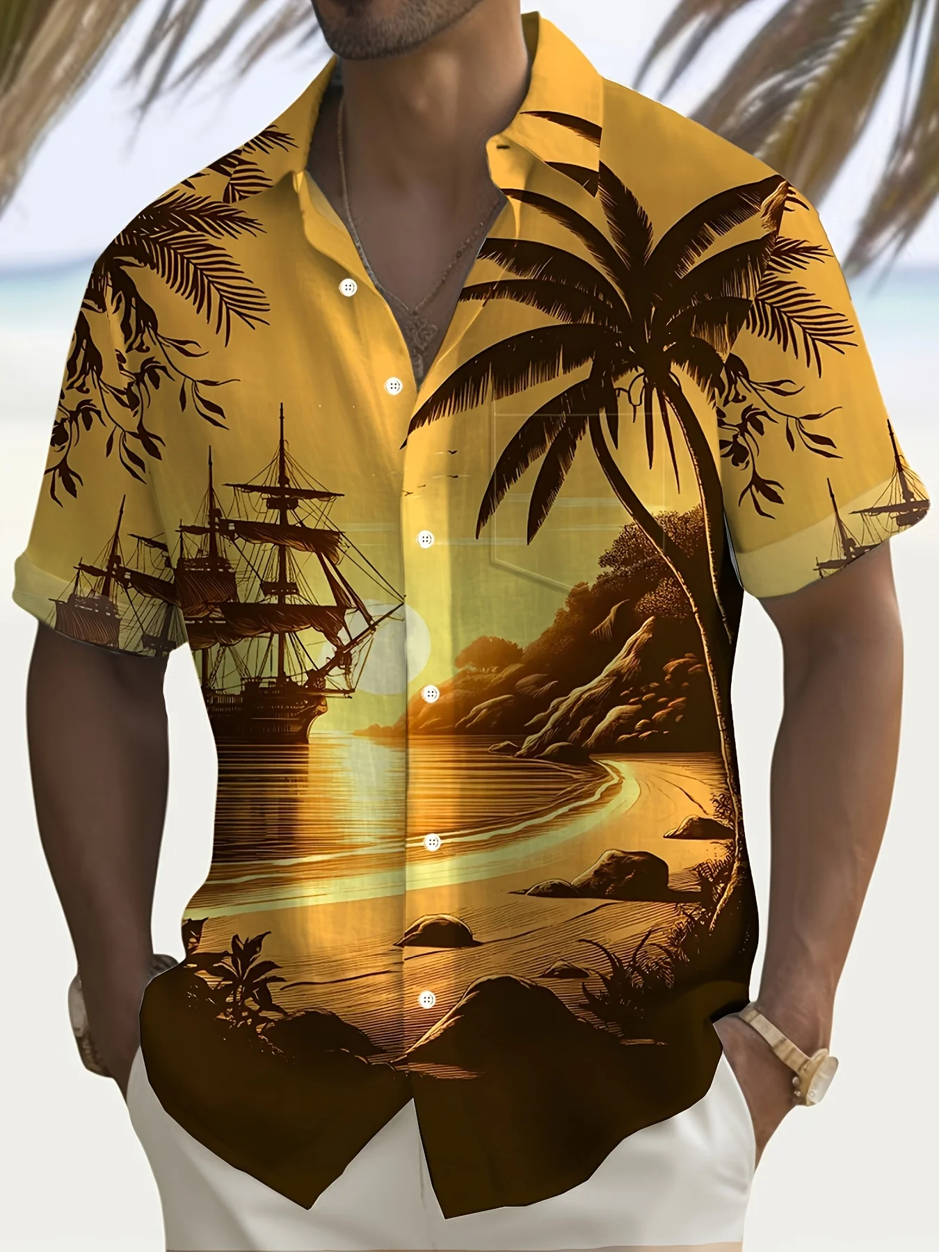 قميص ريفي بتصميم مينيمال إنج إ - مراجعة Resort Shirt Floral وسعره