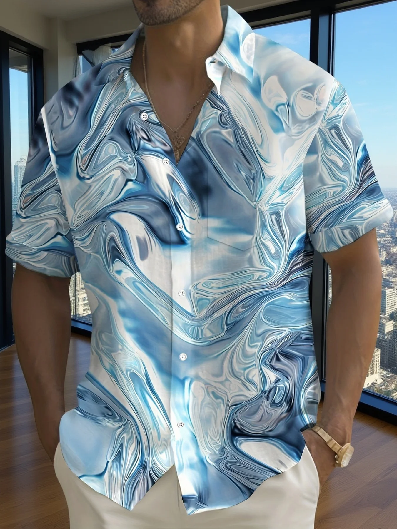 قميص ريفي بتصميم مينيمال إنج إ - مراجعة Resort Shirt Floral وسعره