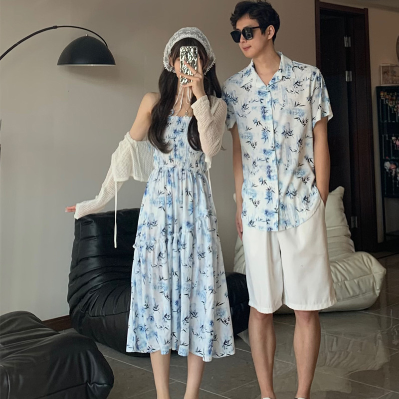 ملابس عطلات عائلية متطابقة ، م - مراجعة Resort Shirt Floral وسعره