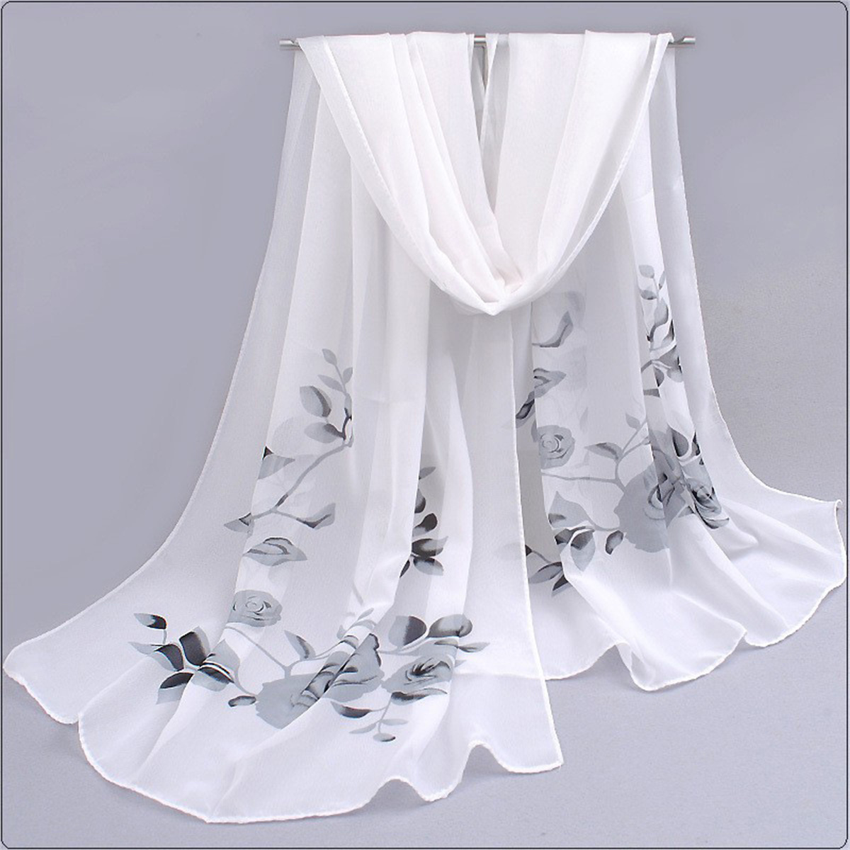 1 قطعة وشاح شيفون بسيط أنيق ال - مراجعة Beach Towel Large وسعره