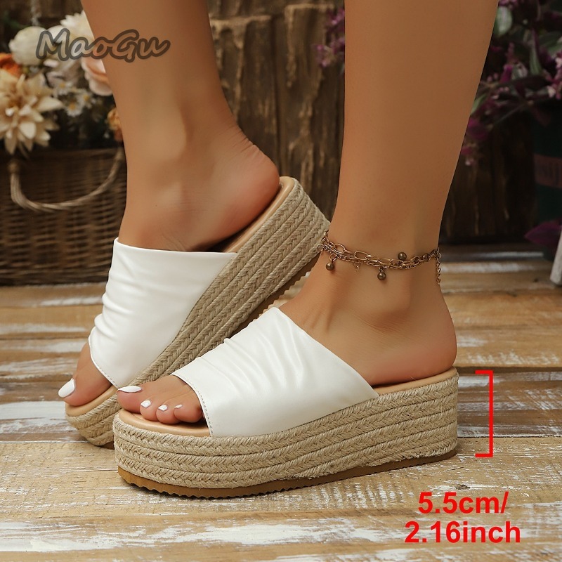 صنادل نسائية مريحة بكعب ويدج م - مراجعة Espadrille Slip On وسعره