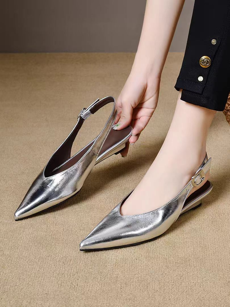 صنادل نسائية صيفية 2026 جديدة  - مراجعة Casual Sandal Leather وسعره