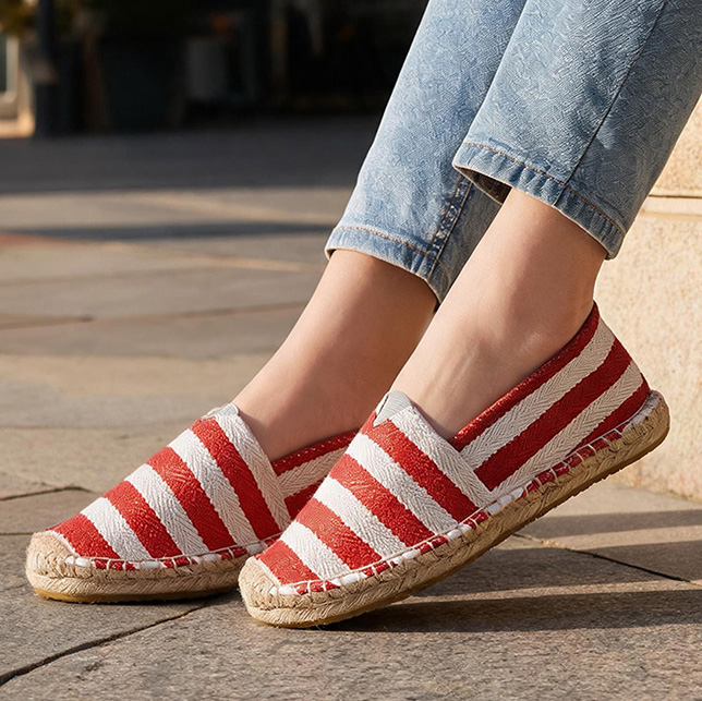 أحذية قماشية نسائية صيفية وخري - مراجعة Espadrille Slip On وسعره
