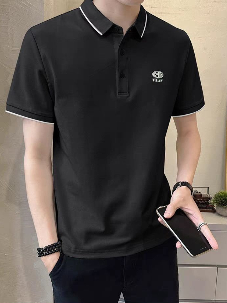 قميص بولو جديد للرجال بأكمام ق - مراجعة Polo Shirt Pique وسعره