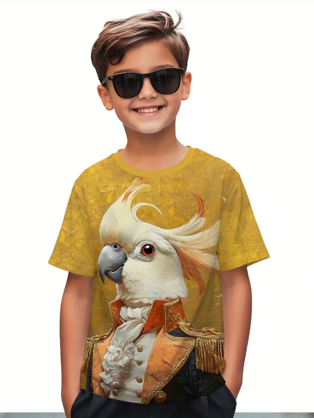 تي شيرت صيفي للأطفال بأكمام قص - مراجعة Tee Graphic Print وسعره