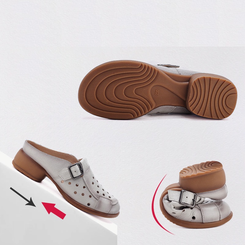 صنادل نسائية جديدة من جلد البق - مراجعة Casual Sandal Leather وسعره