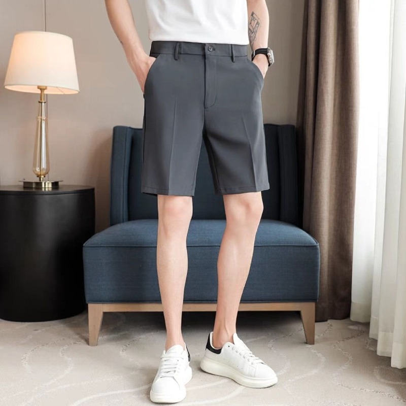 شورت رجالي ضيق (سليم فيت) صيفي - مراجعة Shorts Chino Slim وسعره