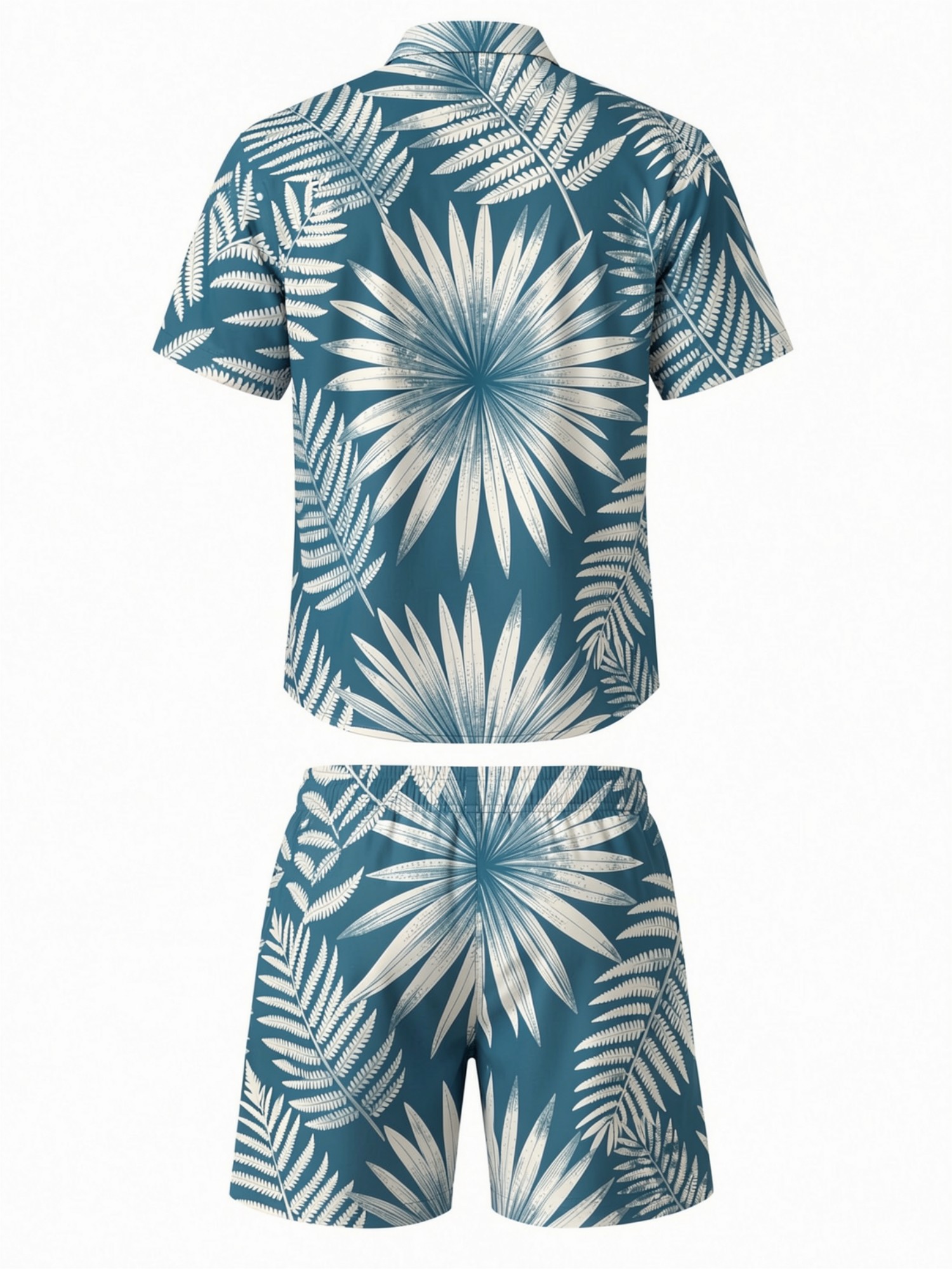 طقم قميص رجالي بأكمام قصيرة مز - مراجعة Resort Shirt Floral وسعره
